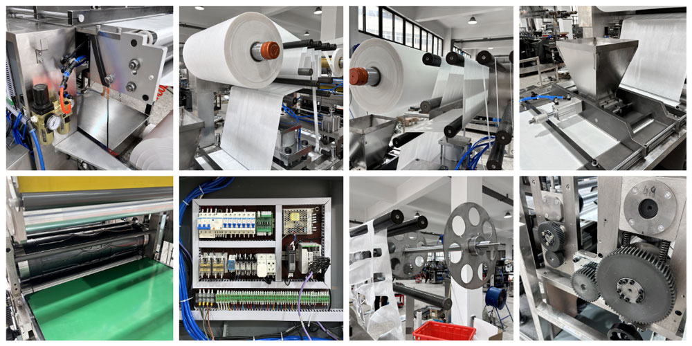 HY全自動(dòng)頸貼一體成型機(jī)機(jī)械細(xì)節(jié)